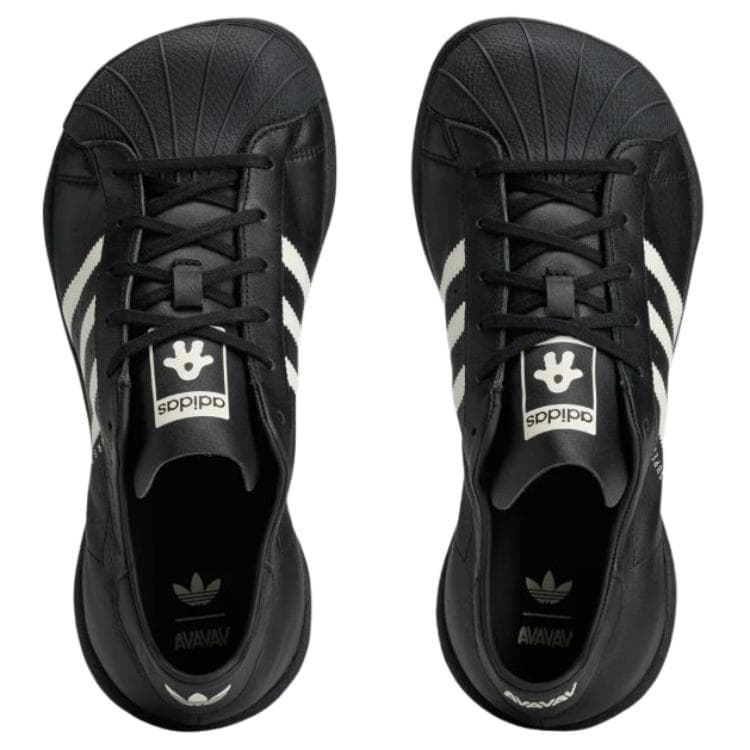 Кроссовки Adidas Originals Superstar Кеды для скейтбординга Черный Женские - изображение 4