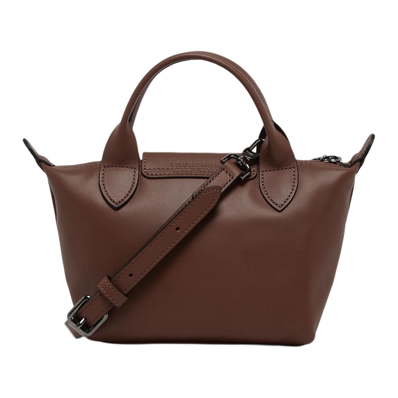 Сумка LONGCHAMP Le Pliage Xtra Коровья кожа Сумка через плечо Сумка Мини-версия Женская Мокко - изображение 3