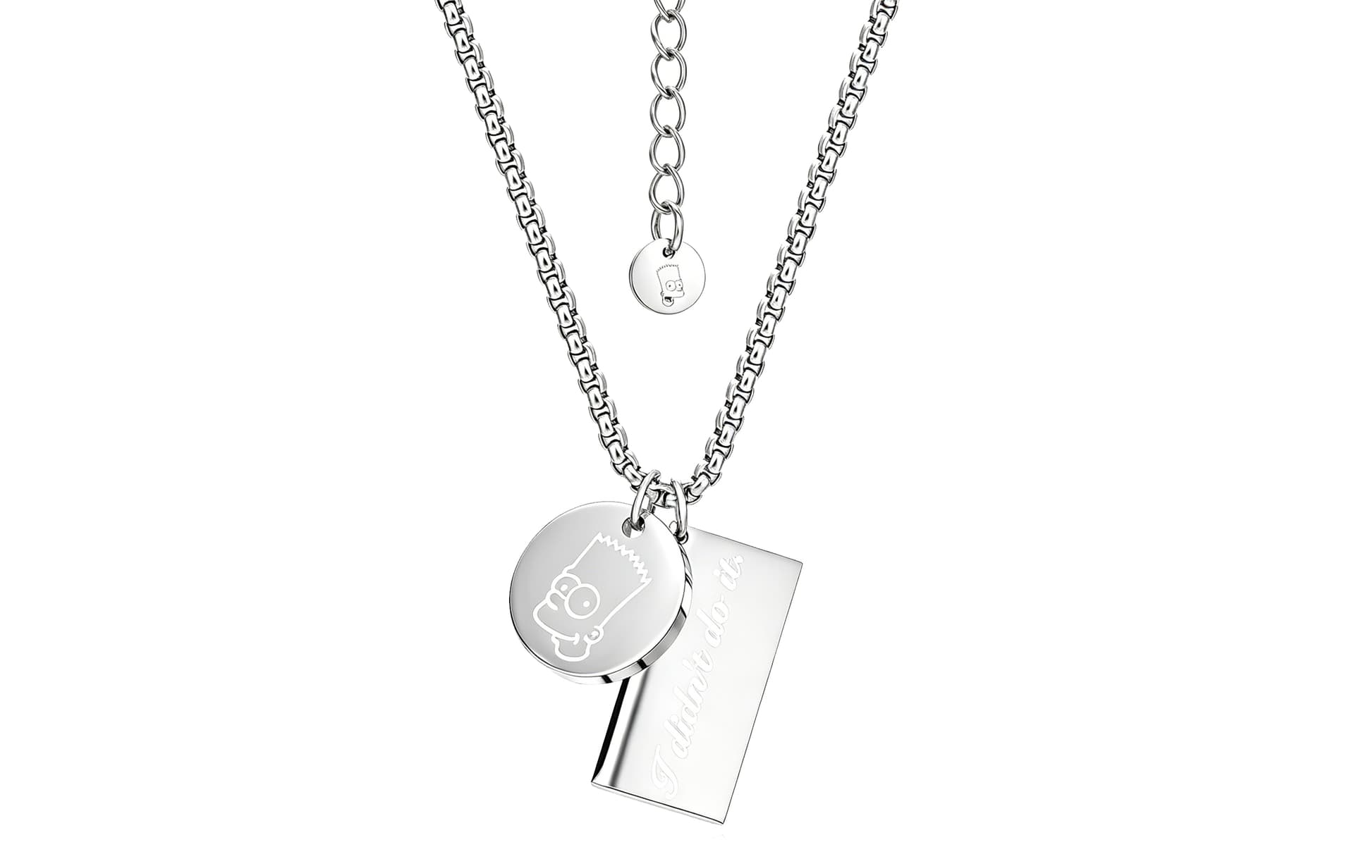 Ожерелье The Simpsons Titan Steel Necklaces Unisex Симпсоны Титановые Стальные Ожерелья Унисекс - изображение 1