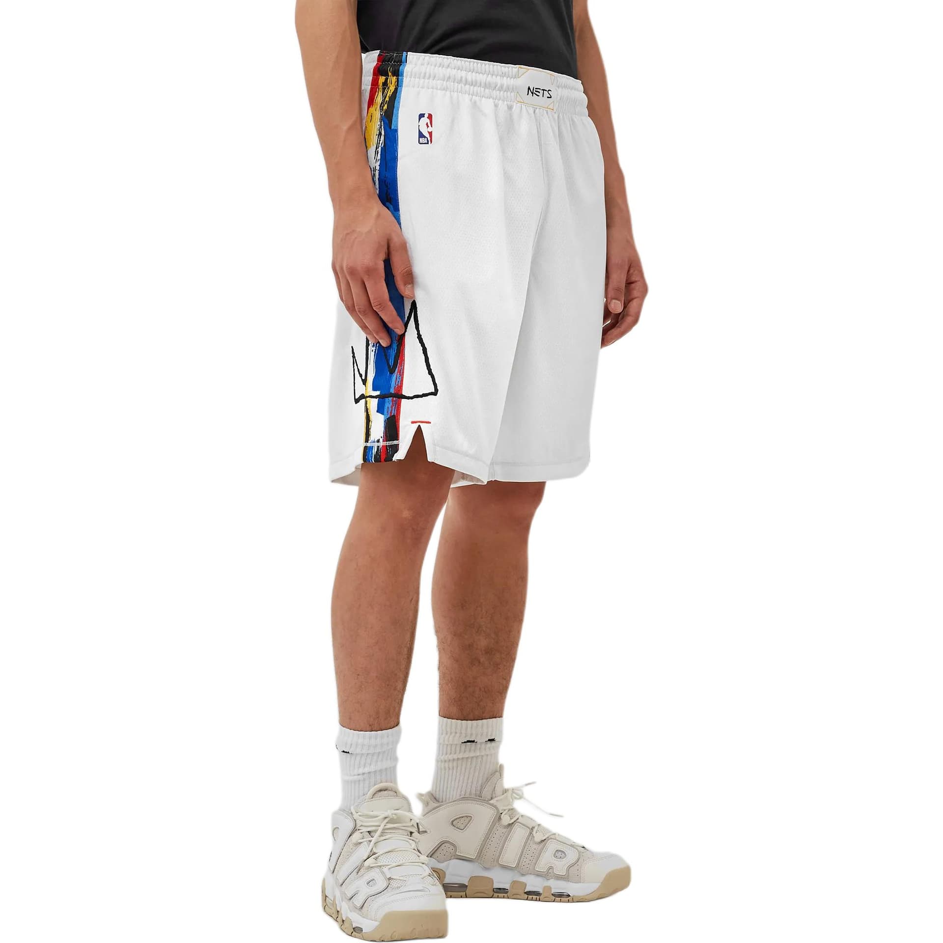 Баскетбольные шорты Nike NBA Brooklyn Nets Fan Shorts White - изображение 3