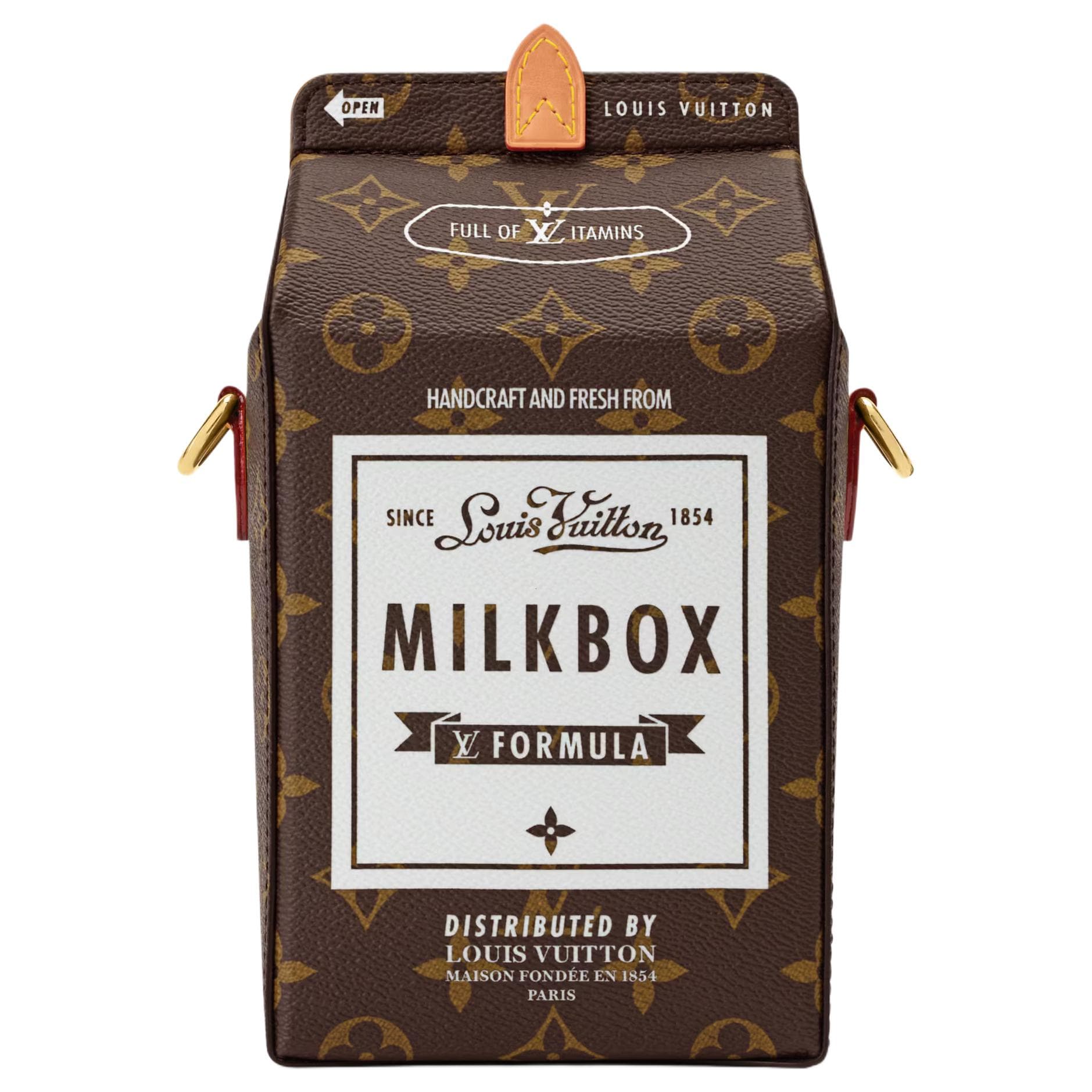 Сумка через плечо LOUIS VUITTON Milk Monogram - изображение 3