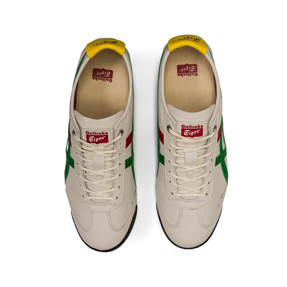 Кроссовки Onitsuka Tiger Mexico 66 SD White Green Red - изображение 5
