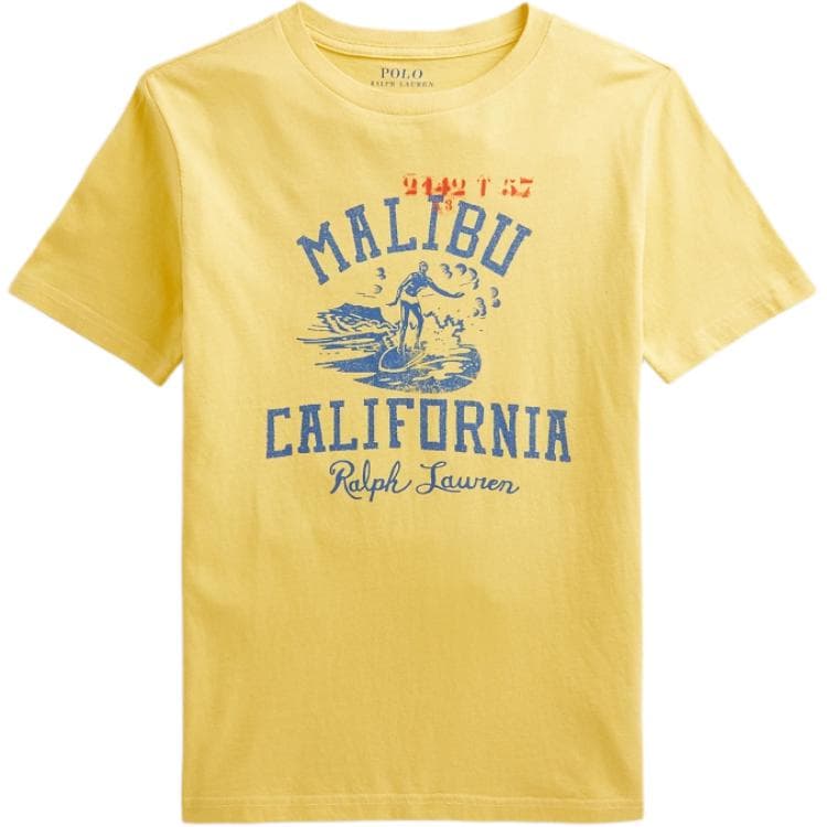 Футболка Polo Ralph Lauren Желтые Детские Рубашки T - изображение 1