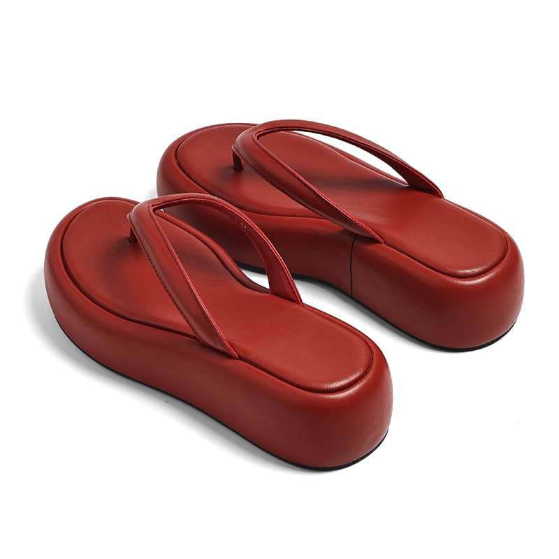Шлёпанцы CENTRAL KITTY Шлепанцы Red Women's - изображение 3