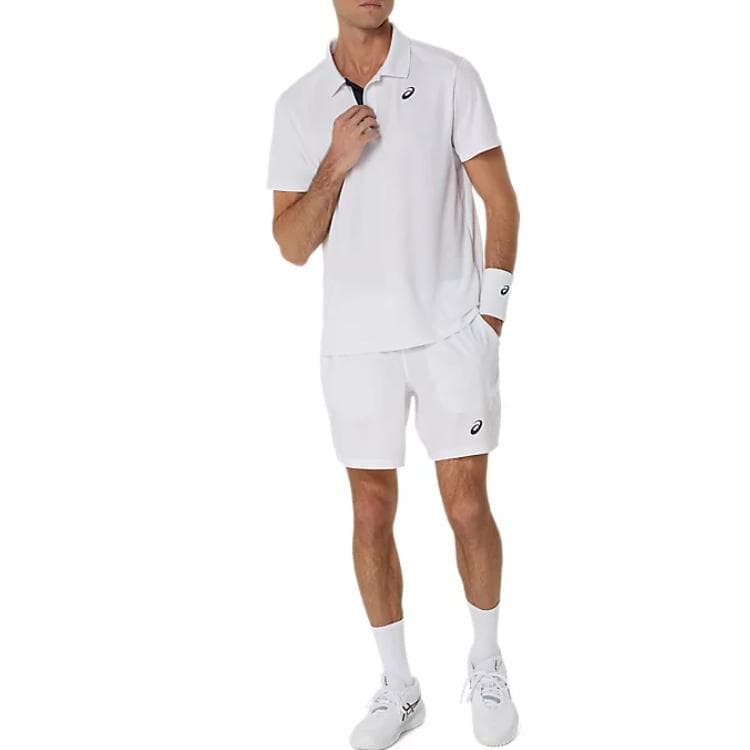 Поло Asics Белый Мужской Поло - изображение 4