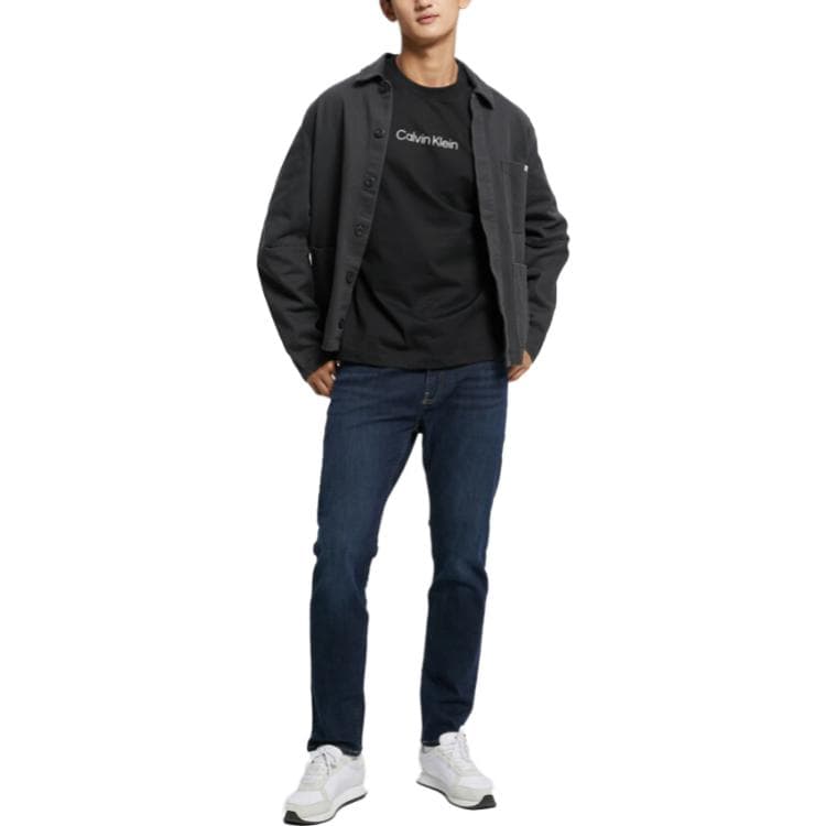 Футболка Calvin Klein T-рубашка мужская классическая черная - изображение 2