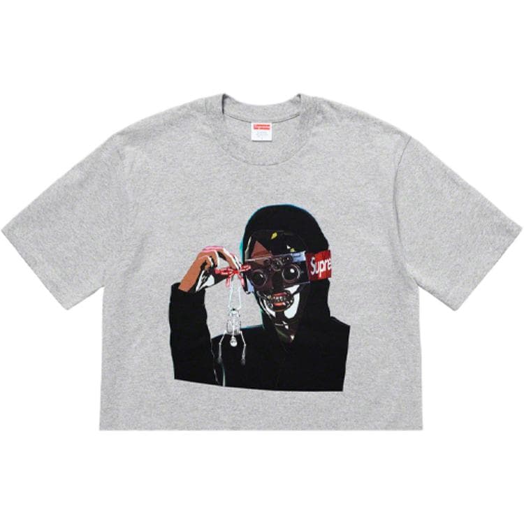 Футболка Supreme SS19 Creeper Tee Heather Grey T - изображение 5