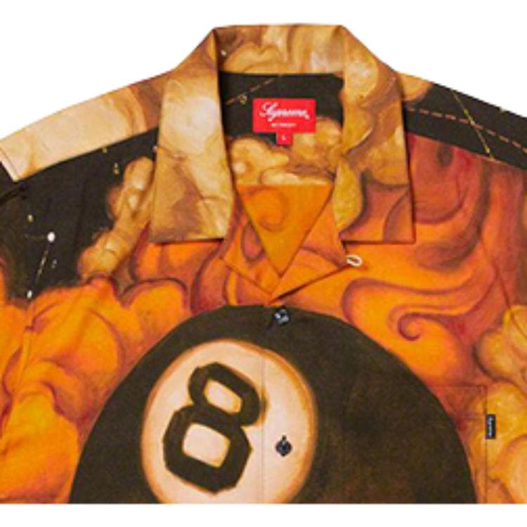 Рубашка Supreme FW19 Week 12 x Martin Wong 8-Ball Rayon SS Shirt Multicolor 8 - изображение 4