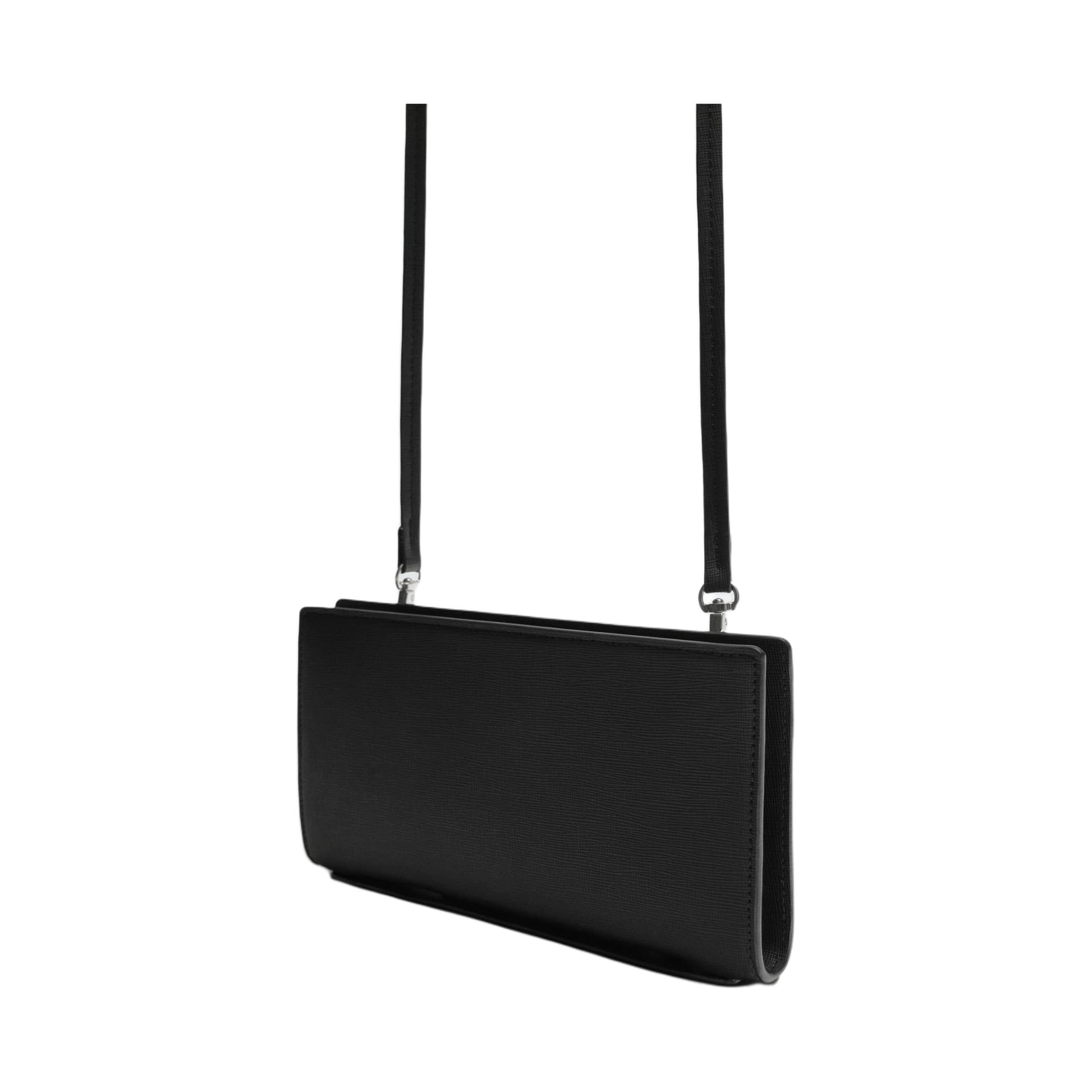 Сумка через плечо ZARA Crossbody Bag Black Unisex ZARA Сумка через плечо Черная Унисекс - изображение 3