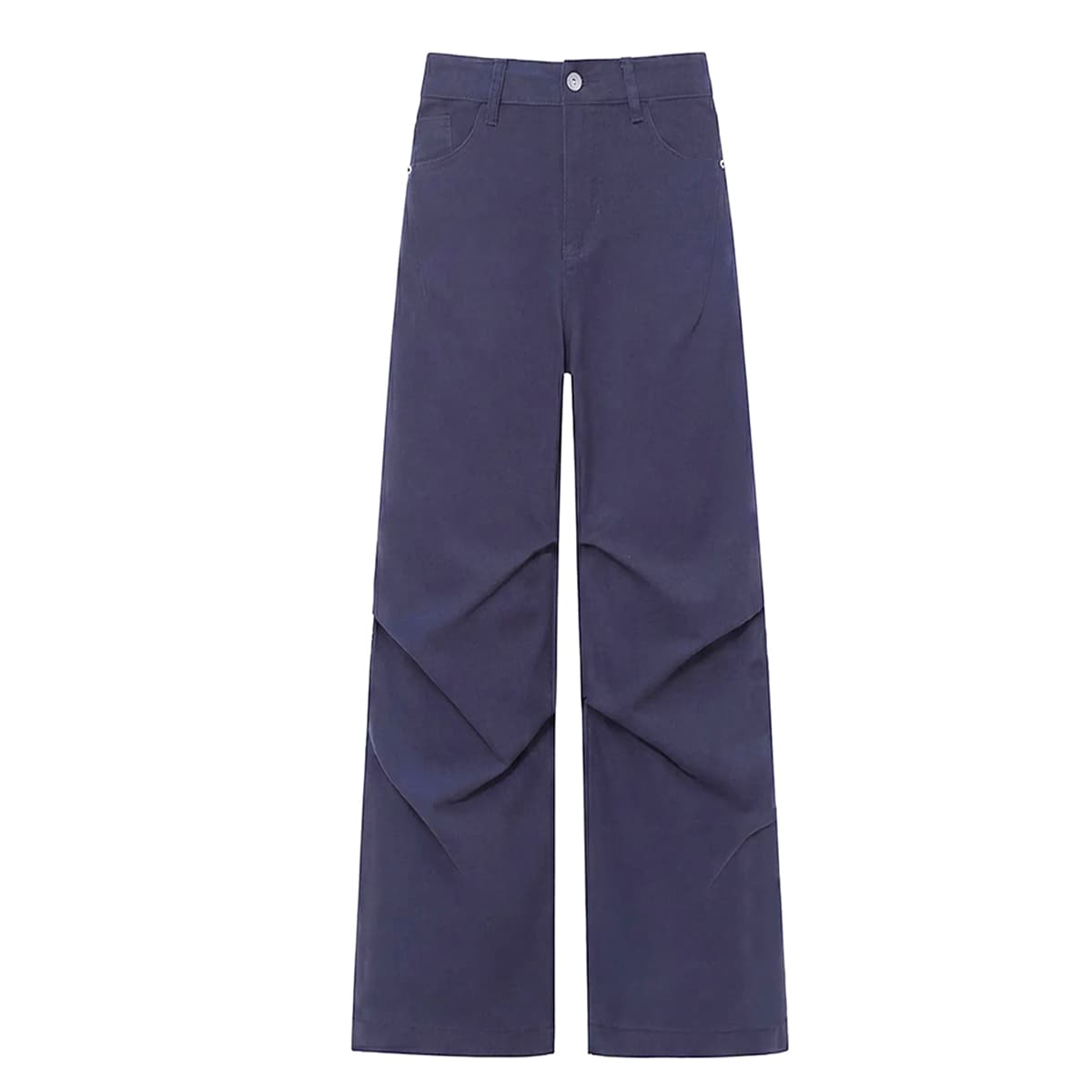 Штаны SUPEREALLY French Worker Blue Unisex Casual Pants SUPEREALLY Французский рабочий синий унисекс повседневные брюки - изображение 1