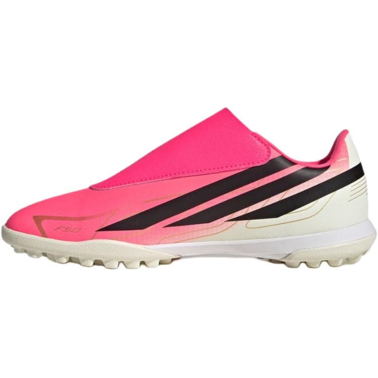 Бутсы Adidas F50 Детские футбольные бутсы Розовый Kids - изображение 2