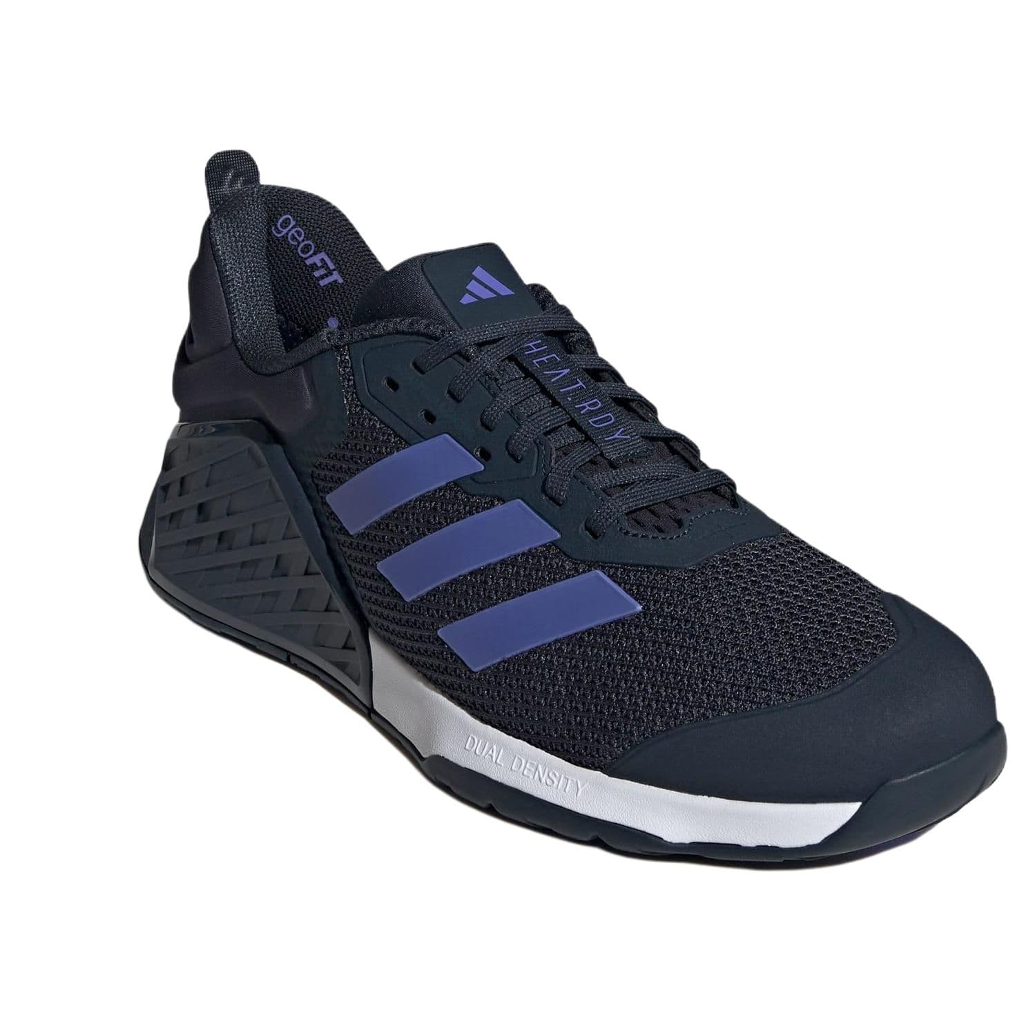 Кроссовки для спортзала Adidas DROPSET 3 Амортизация Противоскользящие Устойчивые к истиранию Низкие Кроссовки для тренировок Унисекс Черные - изображение 2