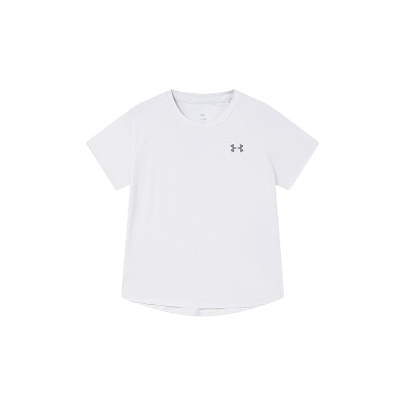 Under Armour Белый Детский Быстросохнущий T-Рубашки - изображение 1