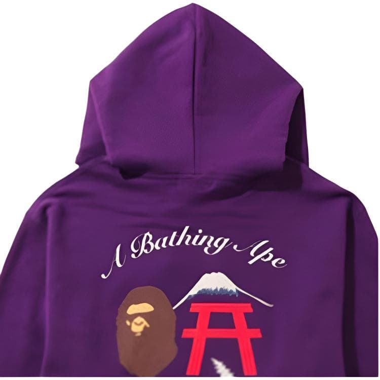 Худи BAPE Relaxed Pullover Logo - изображение 3