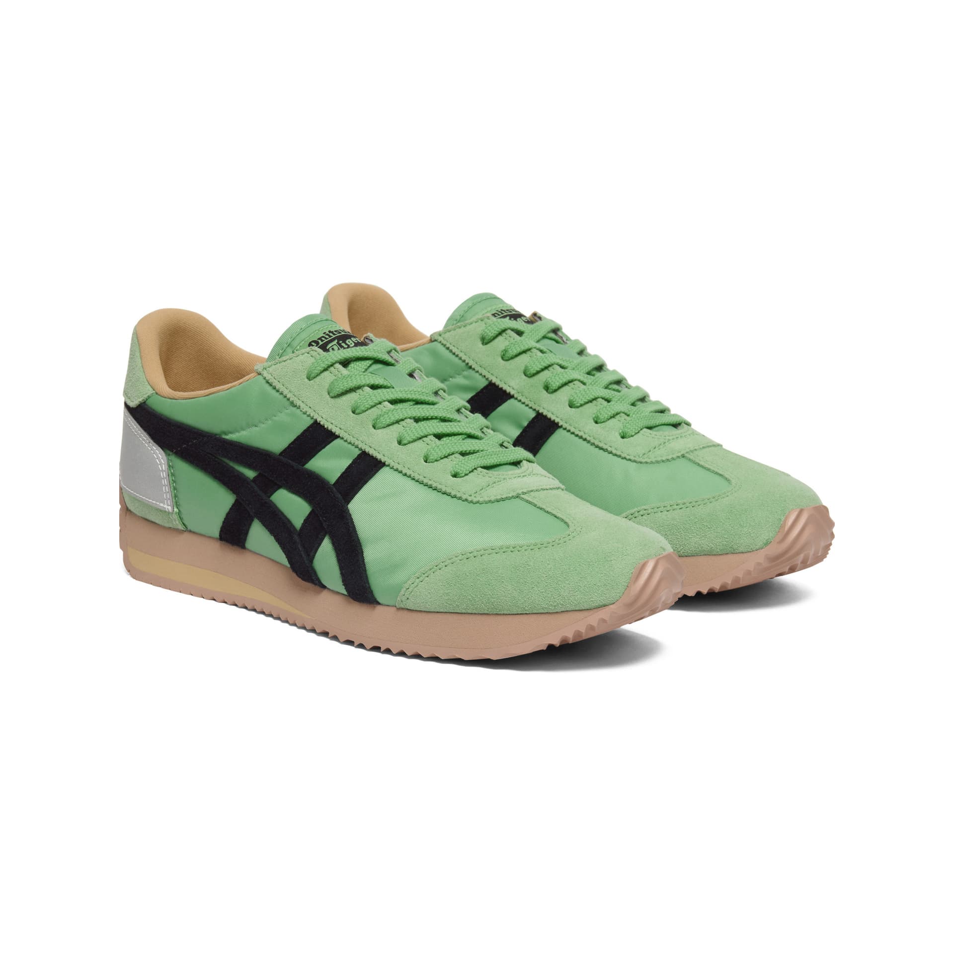 Кроссовки Onitsuka Tiger CALIFORNIA 78 VIN Повседневная обувь Низкий Топ Зеленый Унисекс - изображение 3