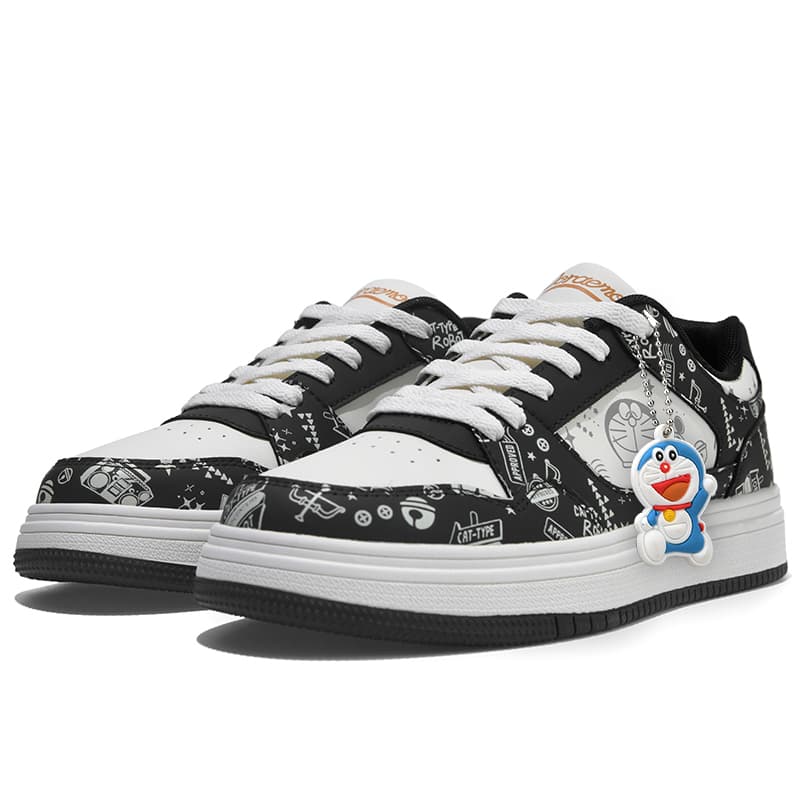 Кроссовки Doraemon x Air Force 1 Limited Edition Box Универсальные модные кроссовки Американский хип-хоп Платформа Противоскользящая износостойкая Лёгкие дышащие Унисекс - изображение 3