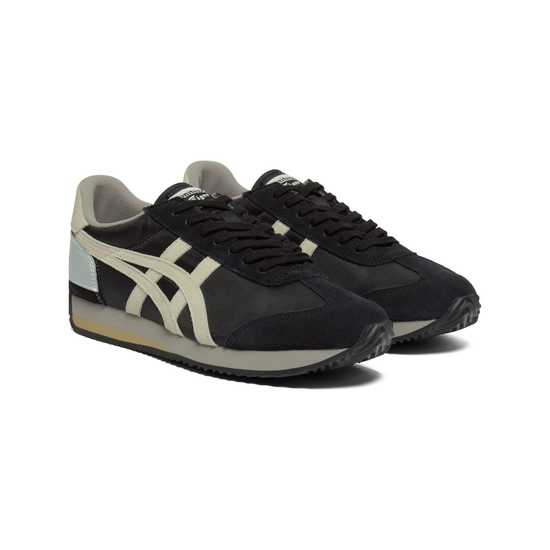 Кроссовки Onitsuka Tiger CALIFORNIA 78 VIN Повседневная обувь Низкий Топ Черный Бежевый Унисекс - изображение 3