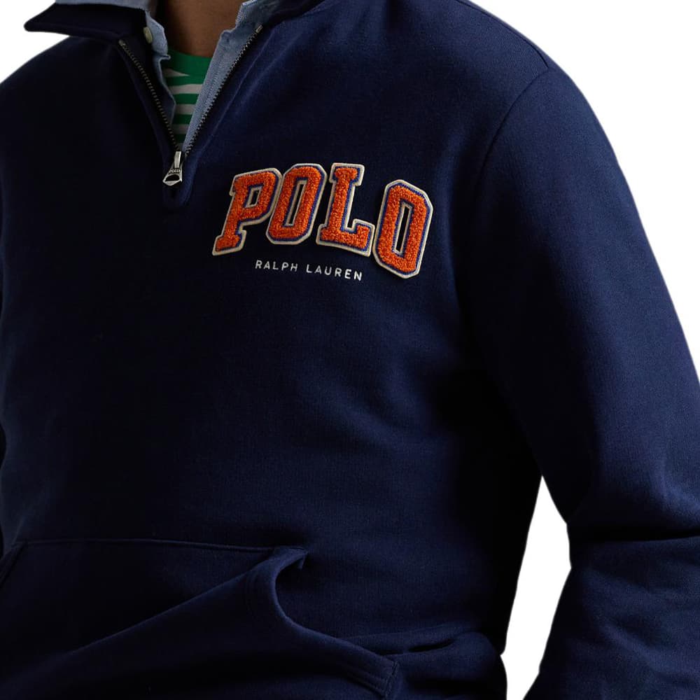 Худи Polo Ralph Lauren Мужская толстовка морского синего цвета - изображение 5