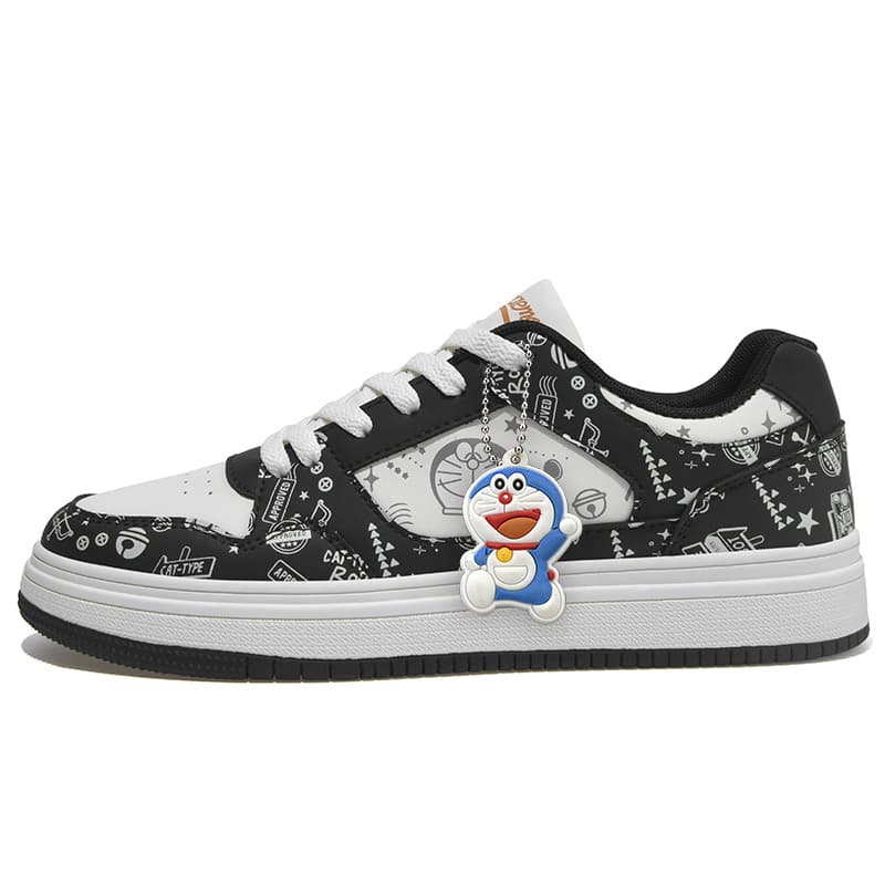 Кроссовки Doraemon x Air Force 1 Limited Edition Box Универсальные модные кроссовки Американский хип-хоп Платформа Противоскользящая износостойкая Лёгкие дышащие Унисекс - изображение 2