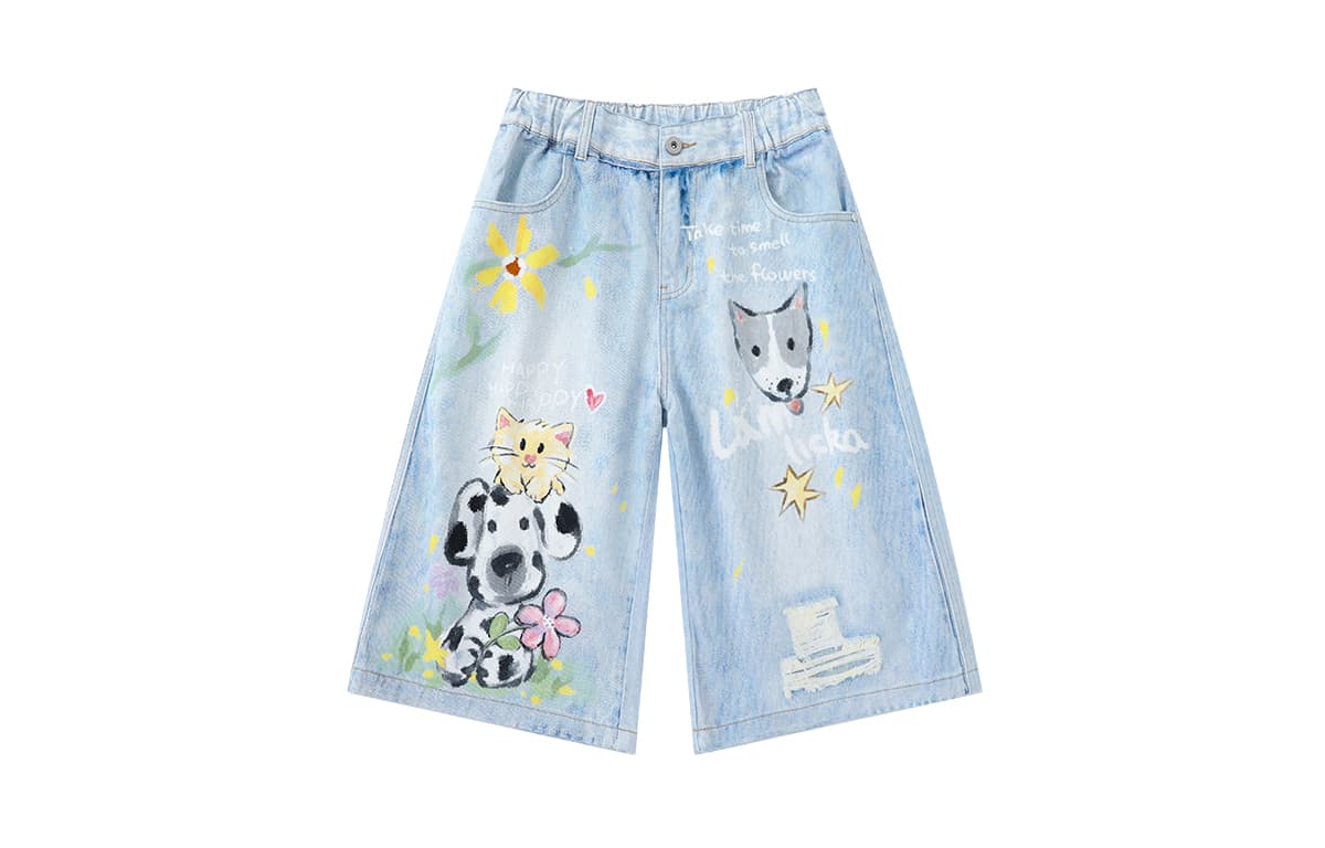Джинсовые шорты LAMLICKA Blue Unisex Джинсовые шорты - изображение 1