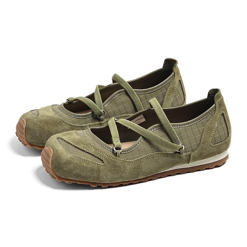 CENTRAL KITTY Mary Jane Shoes Green Women's - изображение 2