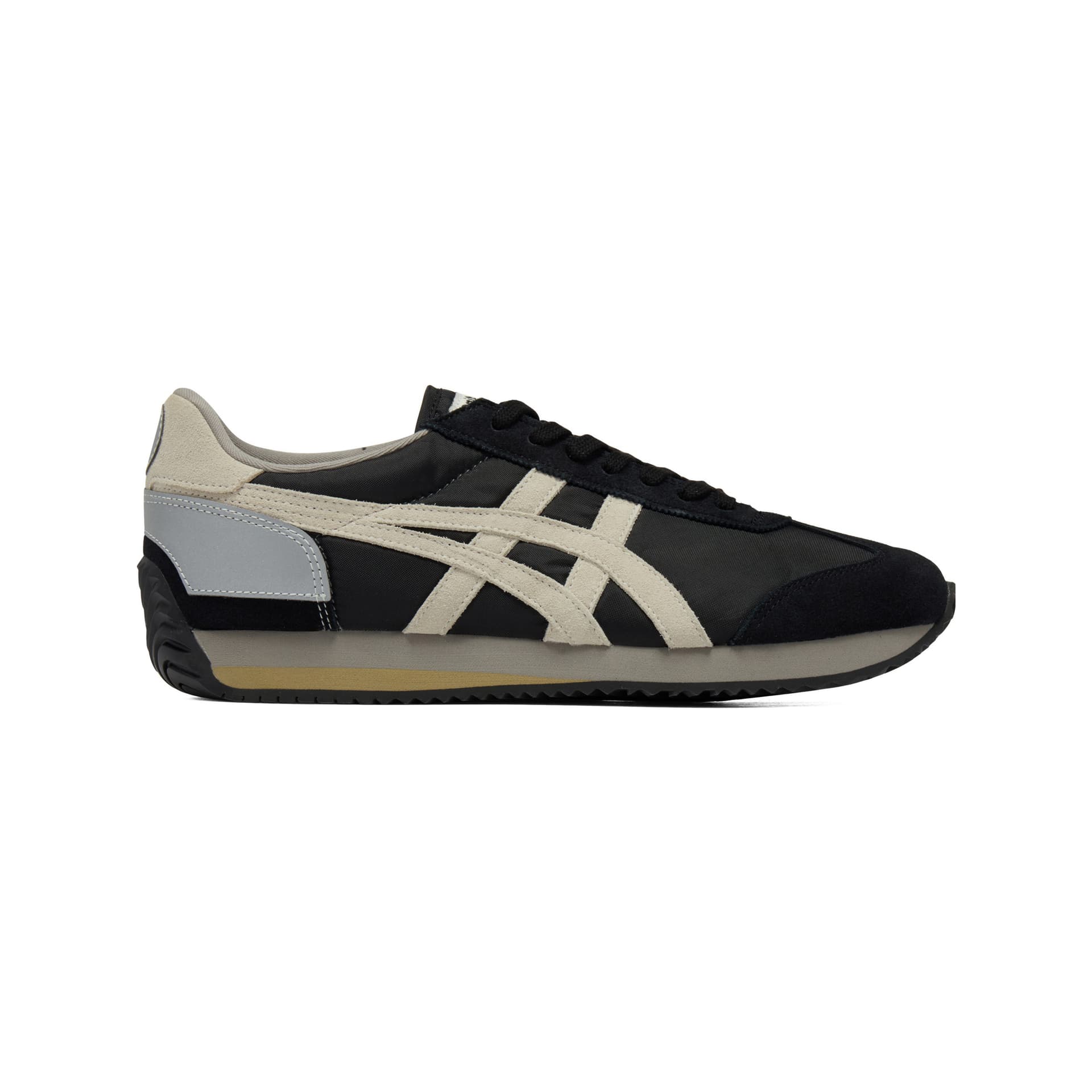 Кроссовки Onitsuka Tiger CALIFORNIA 78 VIN Повседневная обувь Низкий Топ Черный Бежевый Унисекс - изображение 2