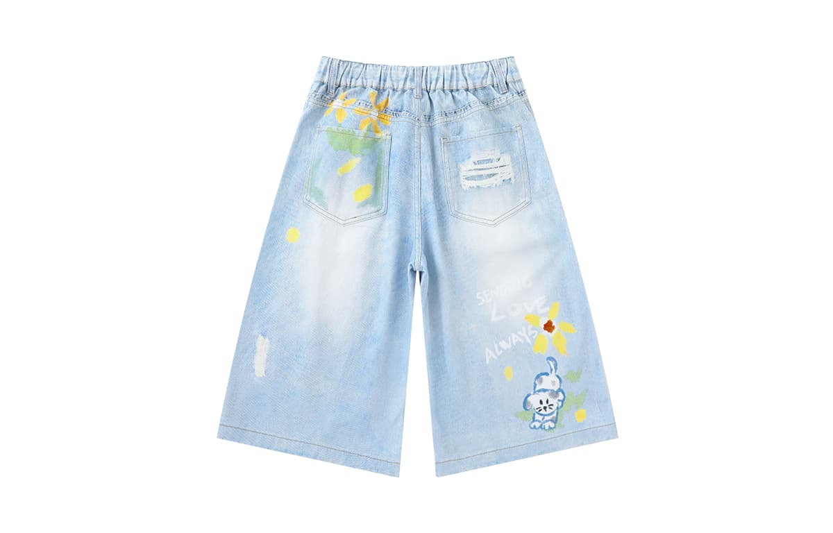 Джинсовые шорты LAMLICKA Blue Unisex Джинсовые шорты - изображение 2