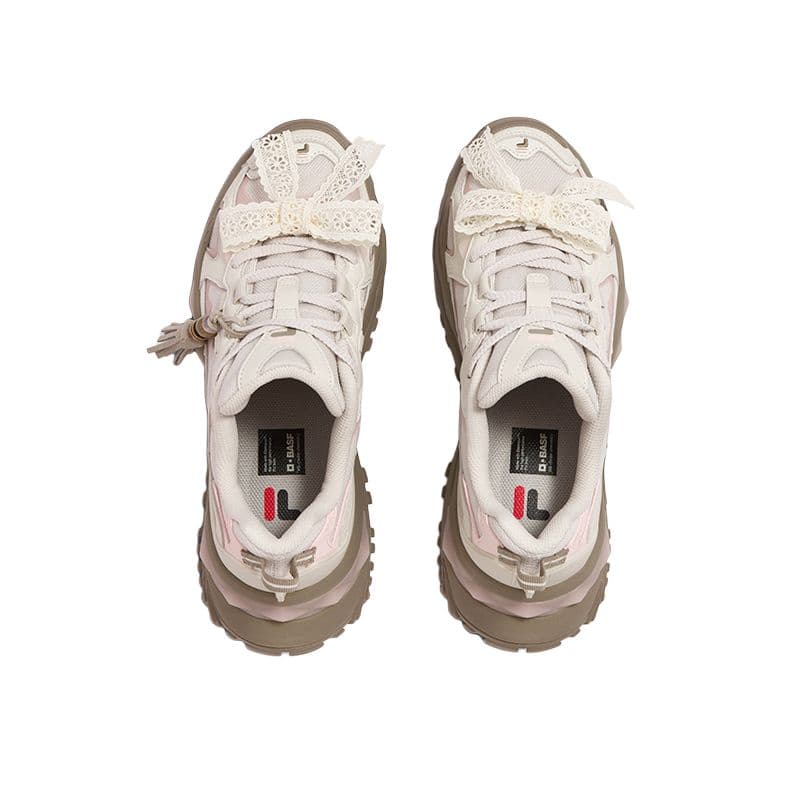 Кроссовки FILA FUSION BIANCO DX массивные кроссовки женские ярко-серый облачно-розовый - изображение 4