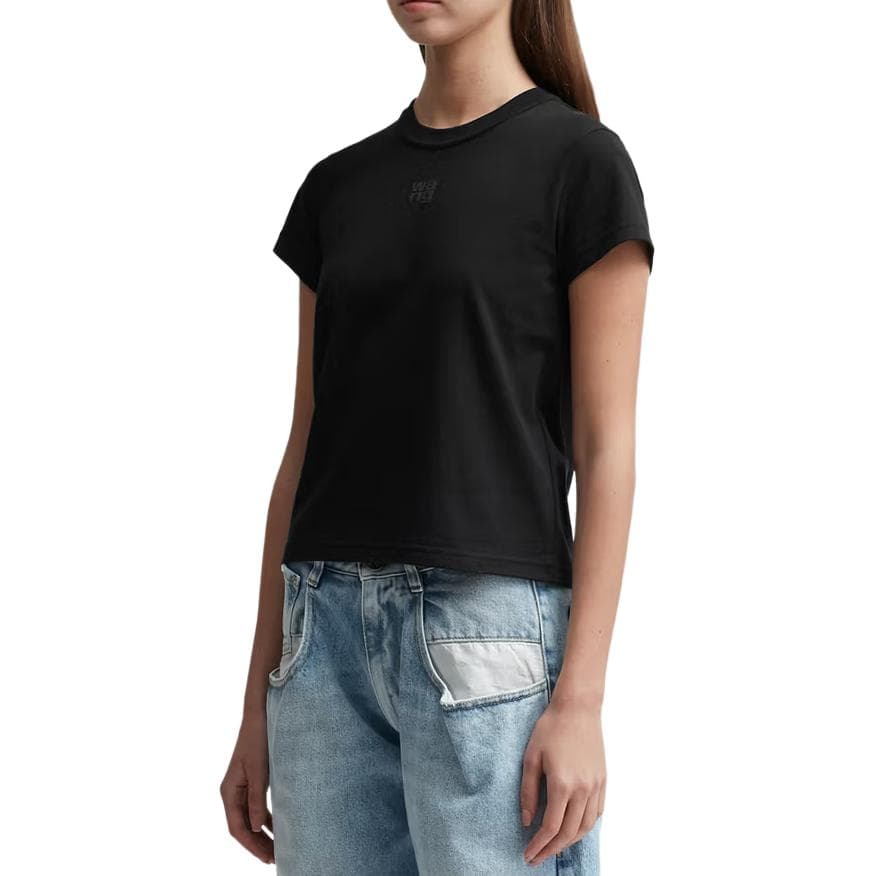 Футболка Alexander Wang T-Shirt Женская Черная - изображение 5