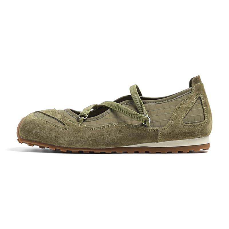CENTRAL KITTY Mary Jane Shoes Green Women's - изображение 1