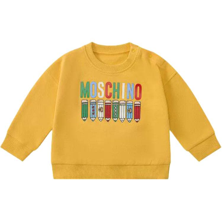 Кофта MOSCHINO Желтые Свитшоты для Малышей - изображение 2
