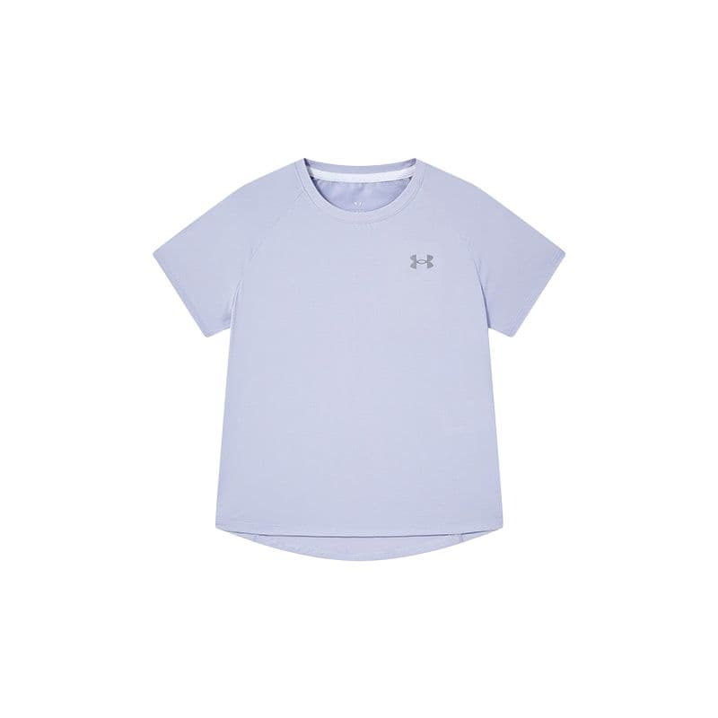 Under Armour Фиолетовый Детский Быстросохнущий T-Рубашки - изображение 1