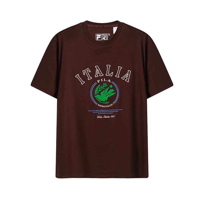 Футболка Fila Heritage Cherry Burgundy Мужская T-рубашка - изображение 1
