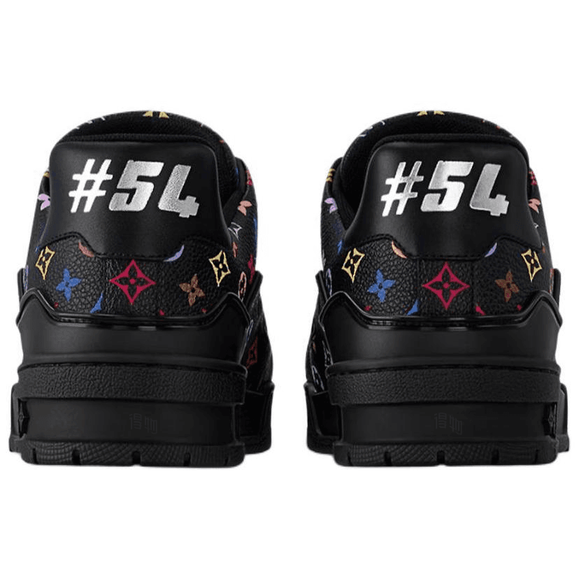 Кроссовки Takashi Murakami x Louis Vuitton Trainer Black - изображение 4