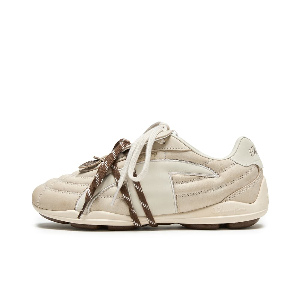 Кроссовки для бега Champion Беговые кроссовки Low Top Молочно-белый Шишечно-коричневый Женские - изображение 1