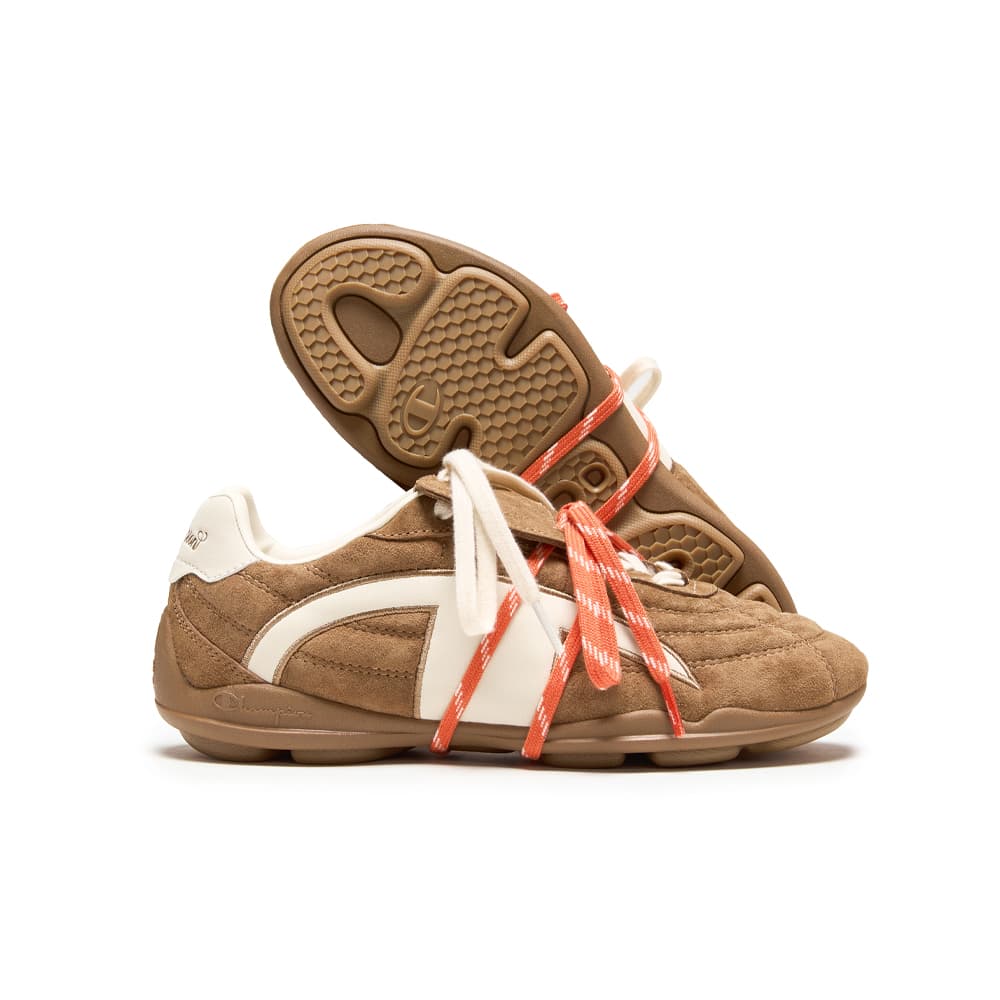 Кроссовки для бега Champion Aero Trainer Универсальный черный Модный Повседневный Лоу-топы Беговые кроссовки Женский Коричневый цвет отрубей пшеницы/Льняной - изображение 2