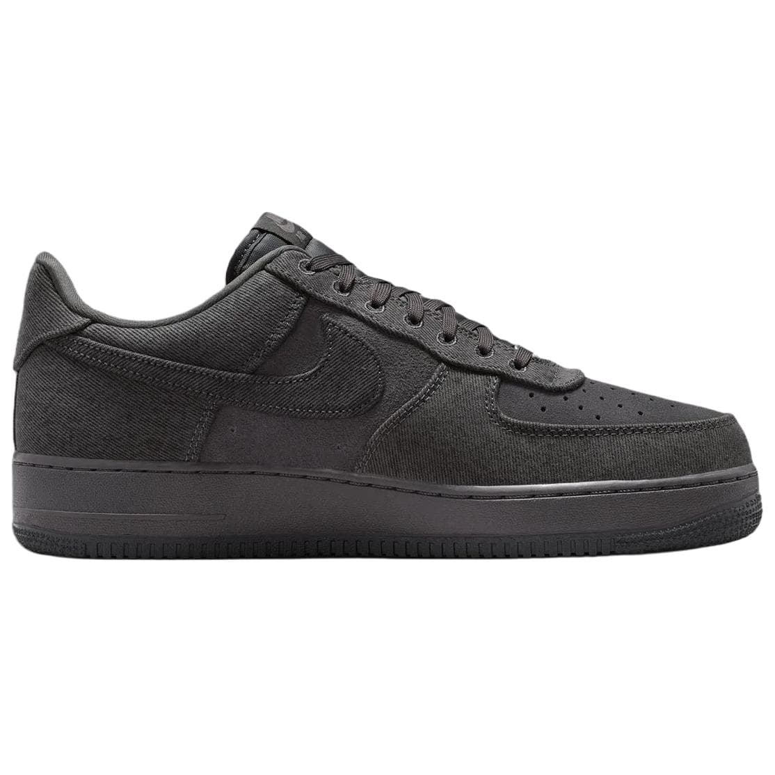 Кроссовки Nike Air Force 1 Кеды для скейтбординга Low Топ Угольно-серый Мужской - изображение 2