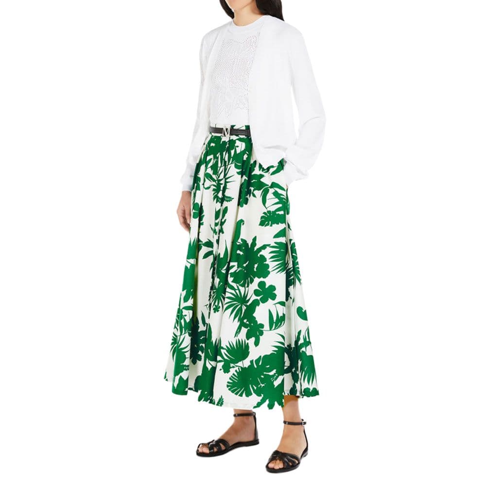 Юбка MaxMara Повседневный Длинный Юбка Женские Зелёный - изображение 4