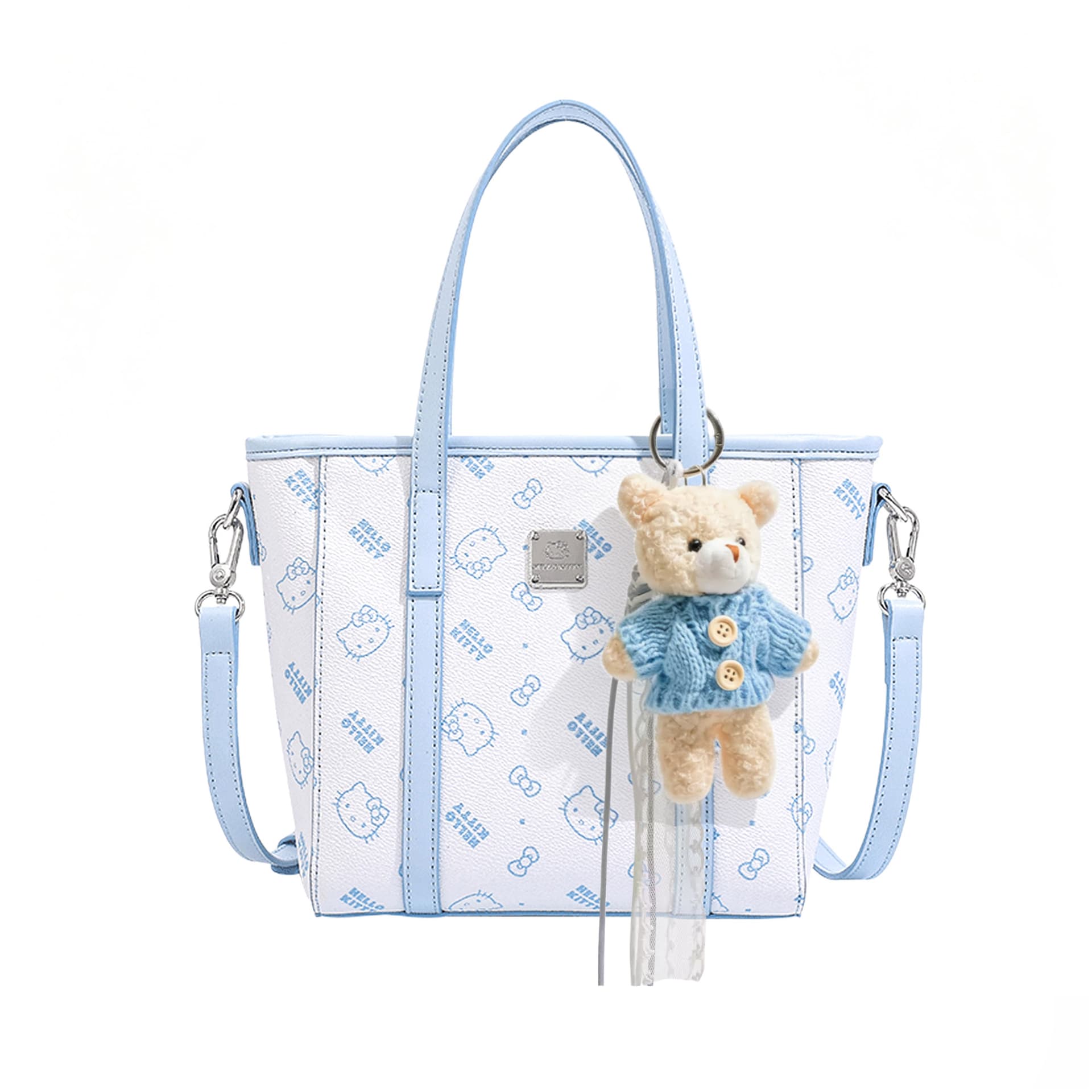 Сумка Sanrio PVC PU (полиуретан) Сумка-тоут Сумка через плечо Стандартная Женская Розовая Синяя - изображение 1