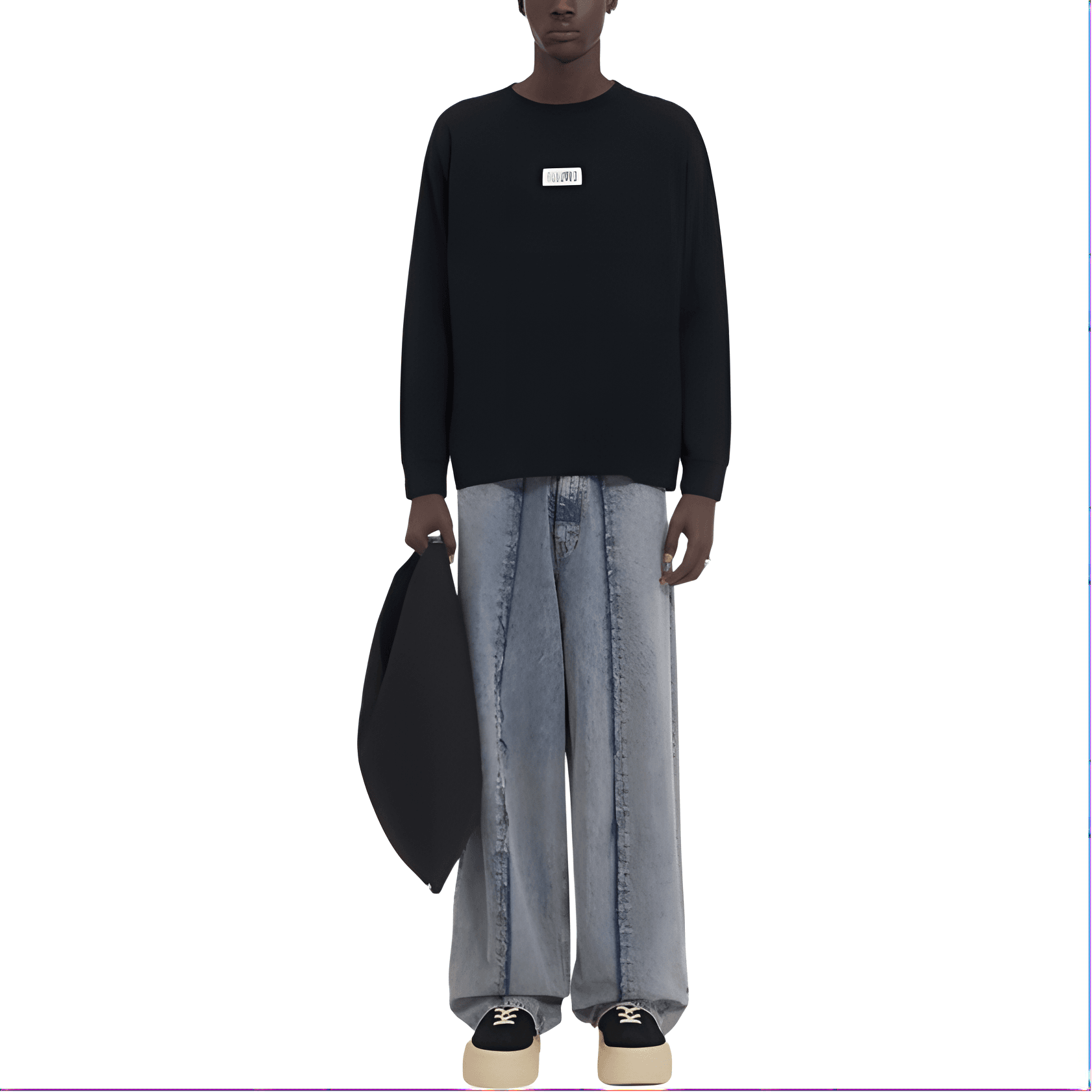 Футболка MM6 Maison Margiela FW24 LogoT - изображение 2