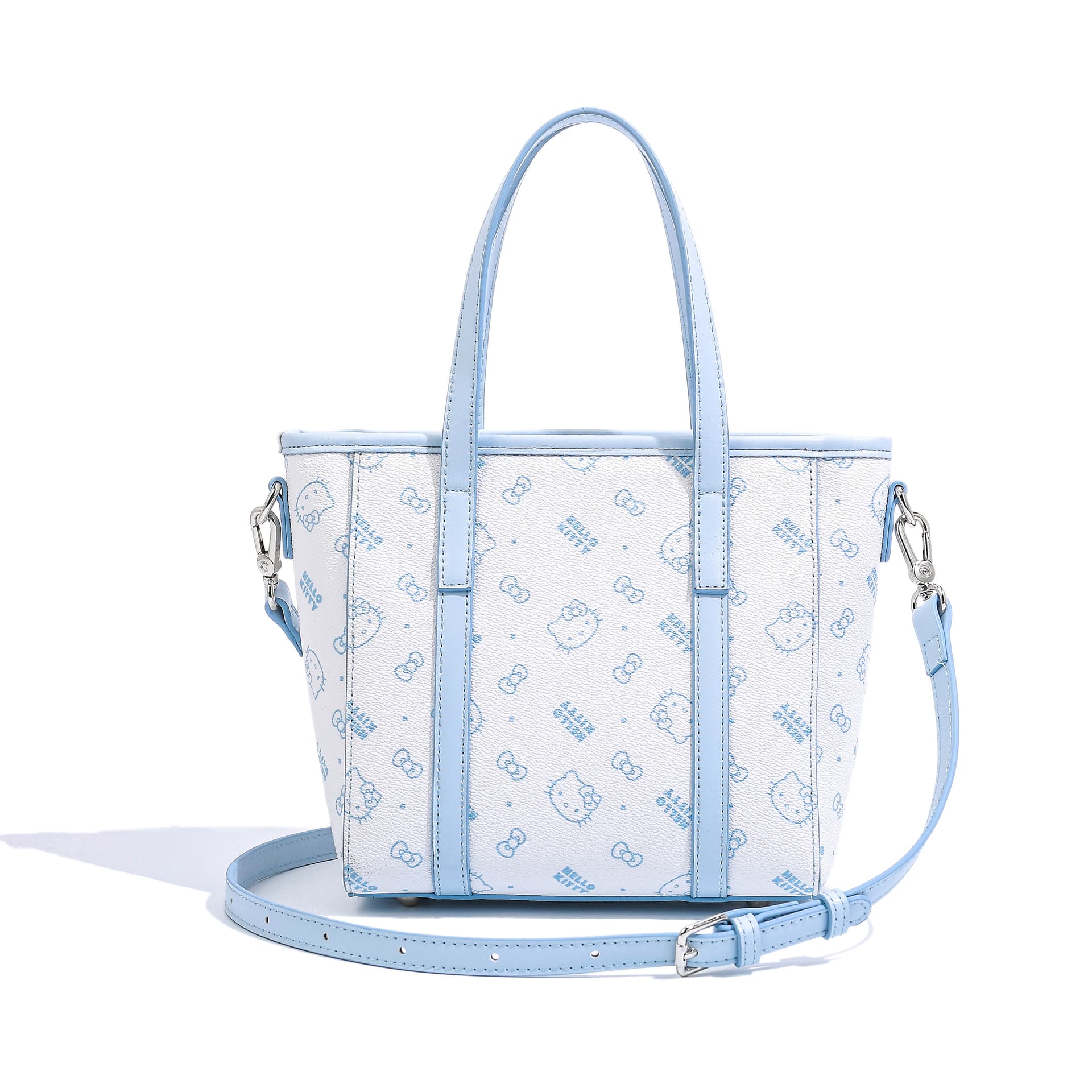 Сумка Sanrio PVC PU (полиуретан) Сумка-тоут Сумка через плечо Стандартная Женская Розовая Синяя - изображение 4