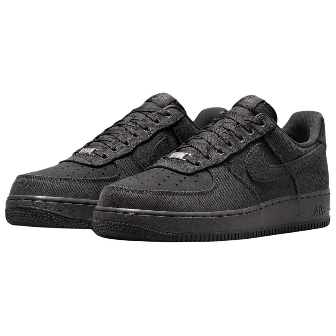 Кроссовки Nike Air Force 1 Кеды для скейтбординга Low Топ Угольно-серый Мужской - изображение 3