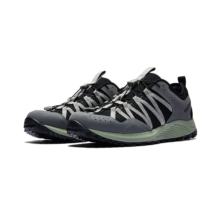 Сандалии MERRELL Wildwood Aerosport Водная обувь Серый Черный Унисекс - изображение 2