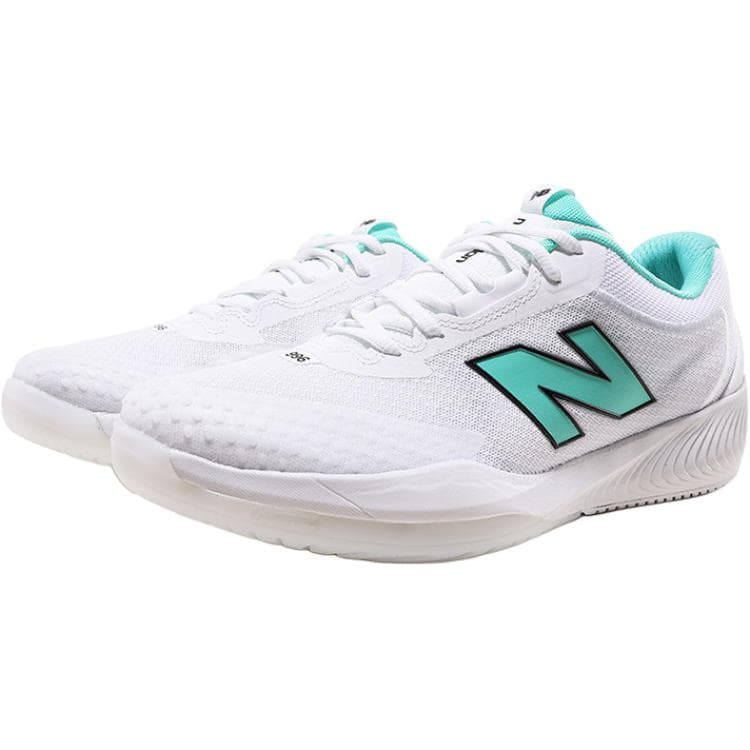 Кроссовки для тенниса New Balance NB 996 Теннисные кроссовки Низкий топ Белый Бирюзовый Мужской - изображение 3