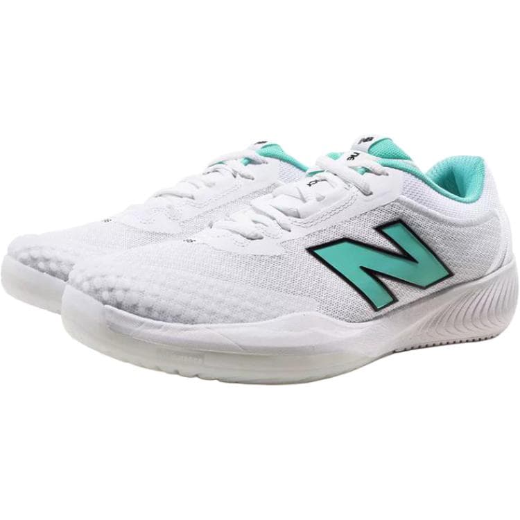 Кроссовки для тенниса New Balance FuelCell 996 V6 Кроссовки для тенниса Низкий Топ Белый Бирюзовый Женские - изображение 2