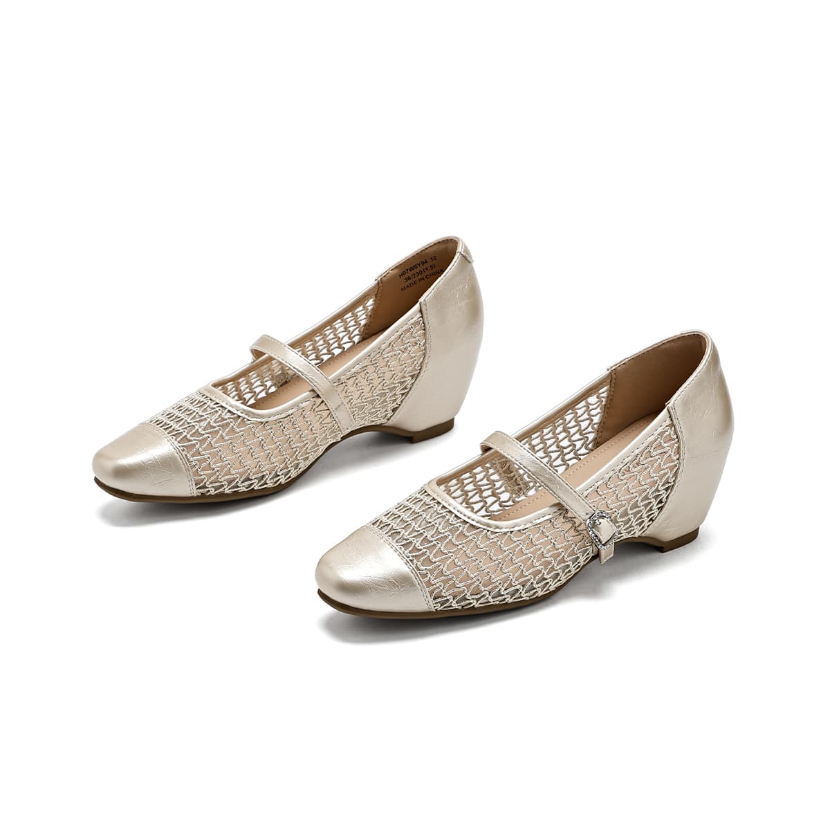 Тапочки Hotwind Женские Повседневный Обувь без подкладки Золото Женские - изображение 5