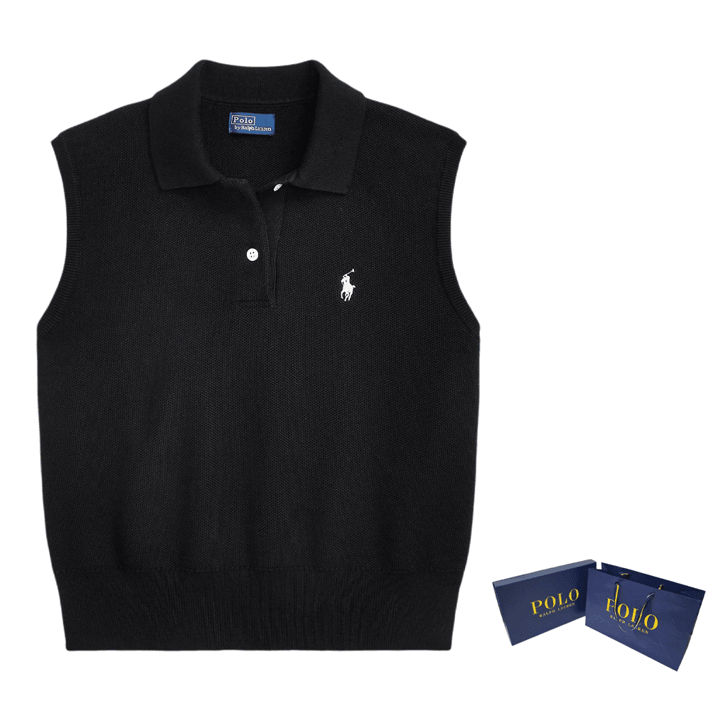 Майка Polo Ralph Lauren Майка Стандартный размер Женские Черный - изображение 8