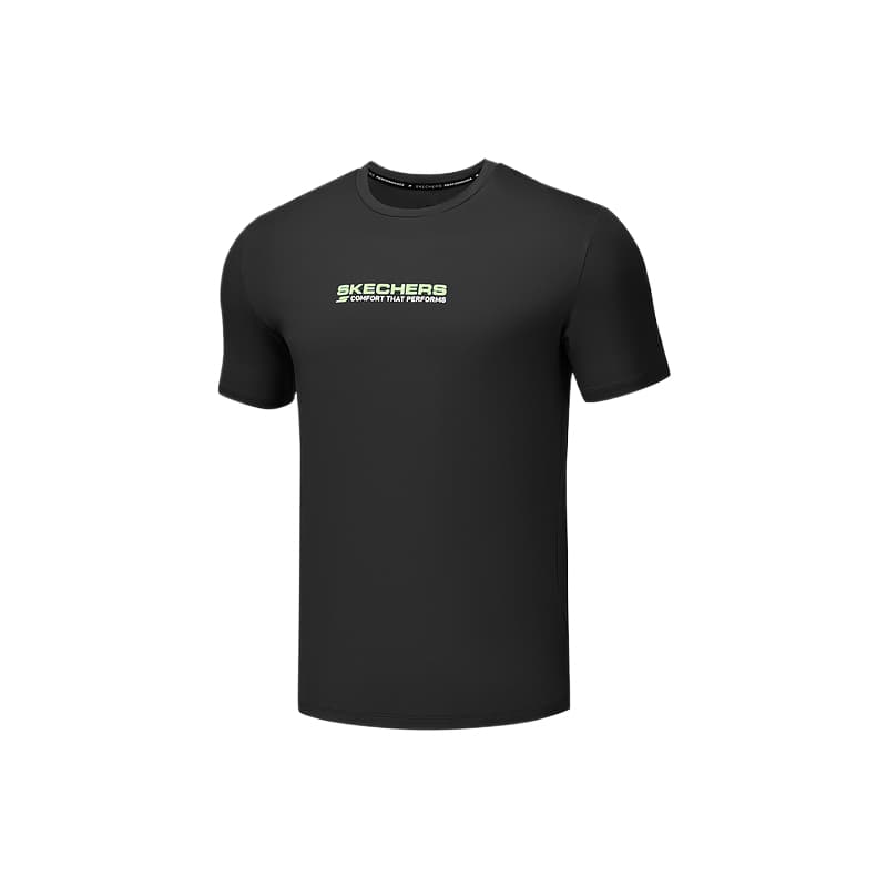 Футболка Skechers Basic Sports Углерод Черный 0018 Мужская T-Рубашка - изображение 1