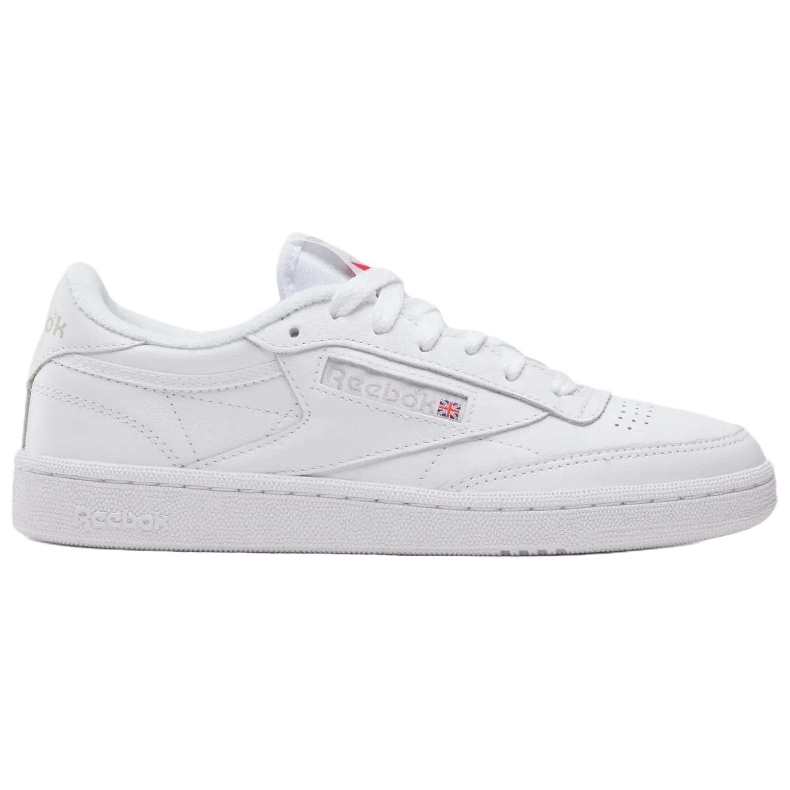 Кроссовки Reebok CLUB C 85 Кеды для скейтбординга Low Топ Белый Женские - изображение 2