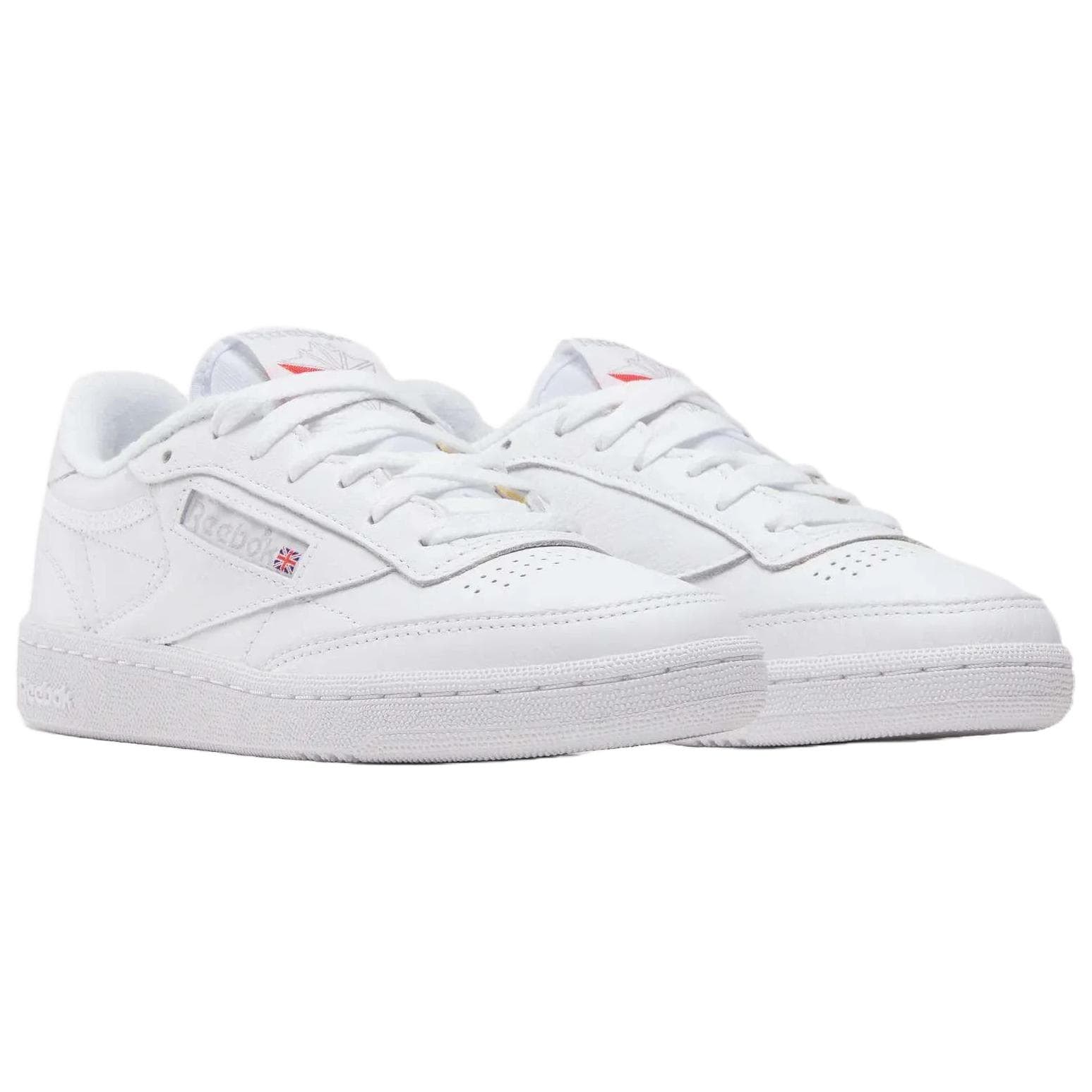 Кроссовки Reebok CLUB C 85 Кеды для скейтбординга Low Топ Белый Женские - изображение 3